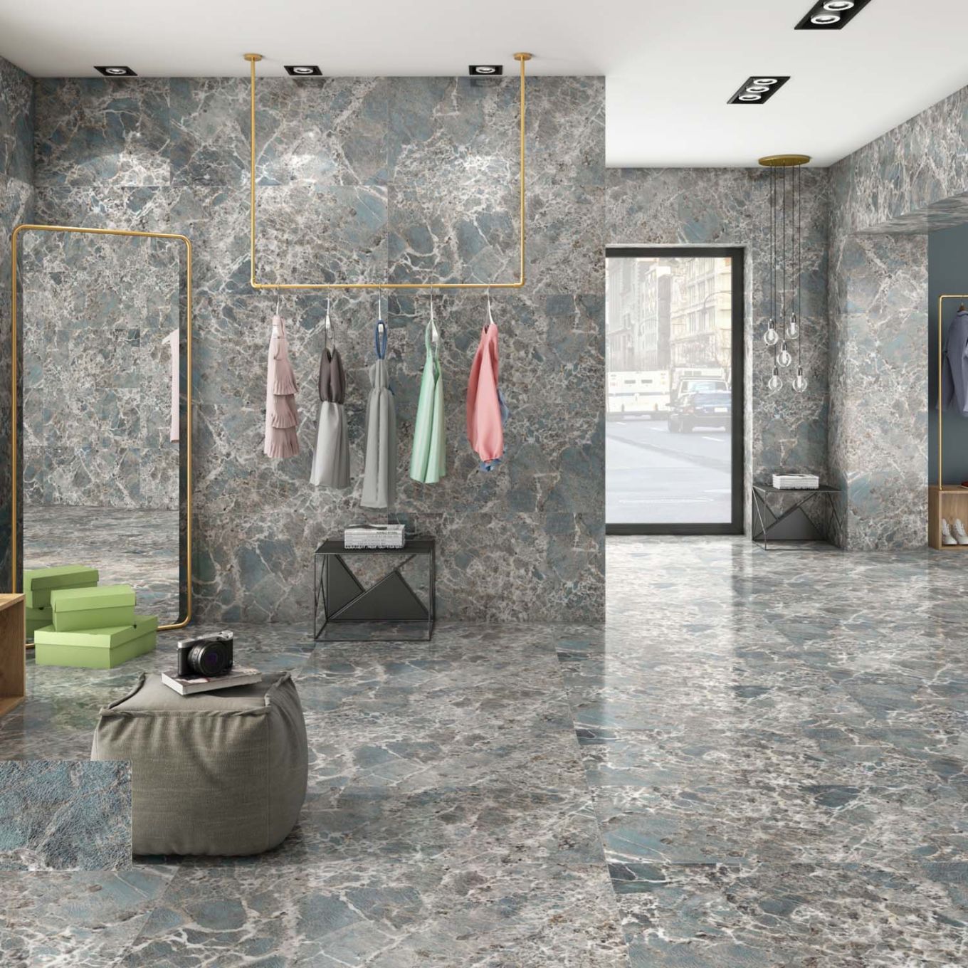 Virtuous Green Gloss Porcelain Tile 600x1200mm