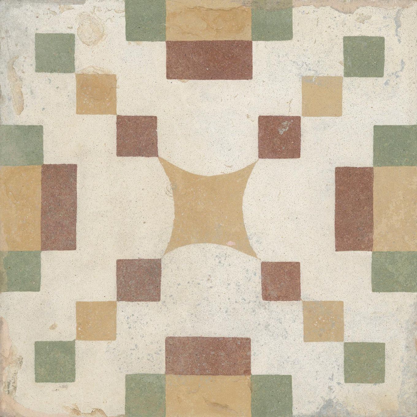 Machu Campanara Matt Porcelain Patterned Tile 223x223mm