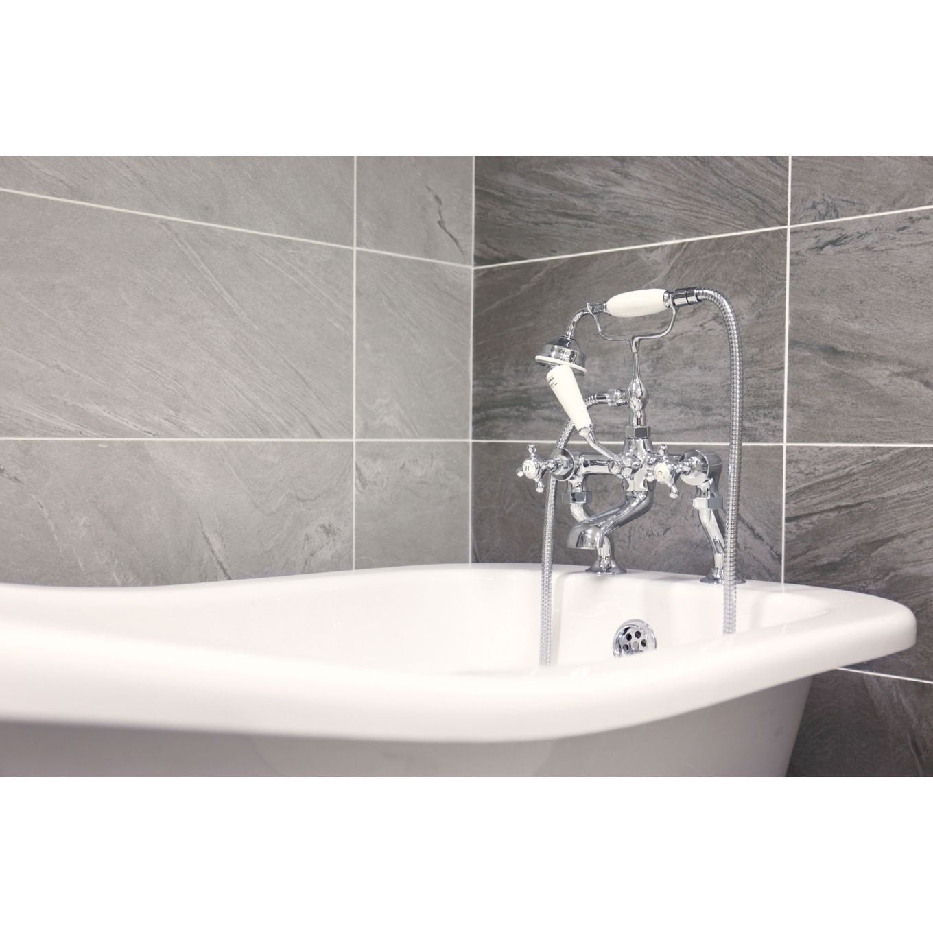 Brookfield Silver Porcelain Tile 300x600mm