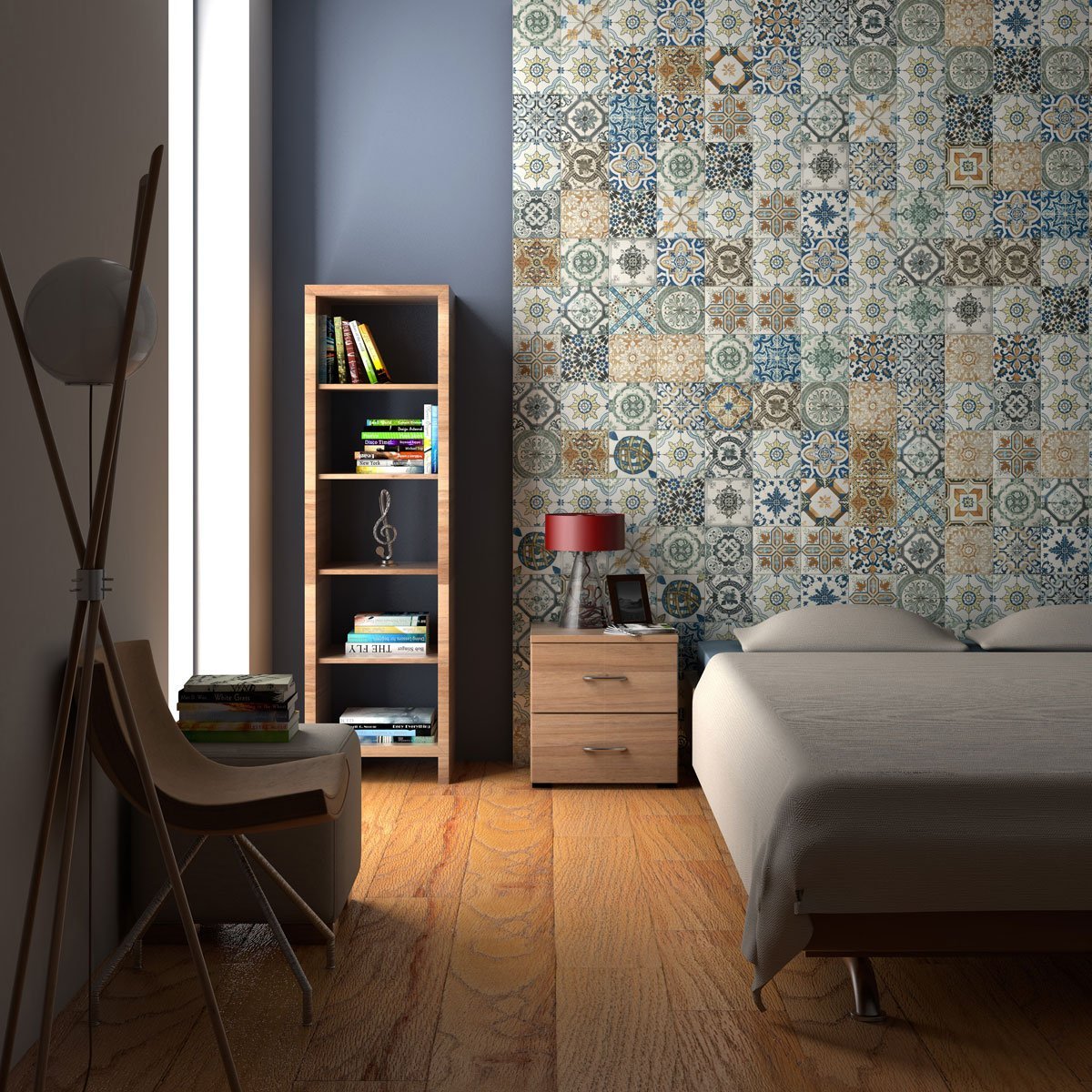Aramean Matt Beige Porcelain Tile 200x200mm
