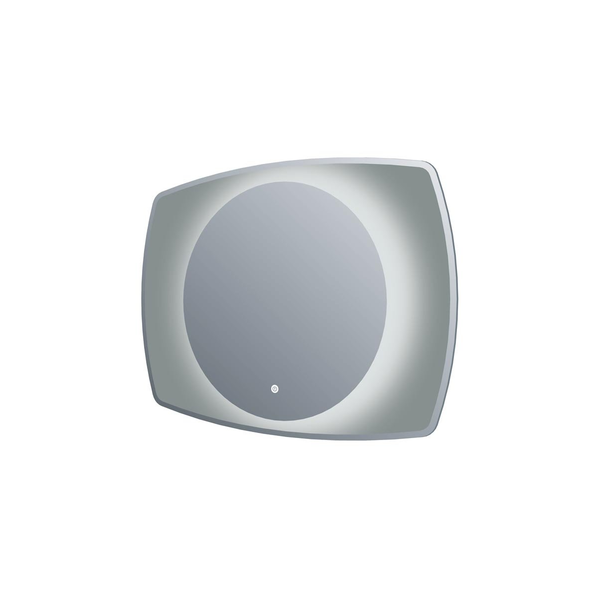 Bailee LED Backlit Mirror with Glass Surround 1000mm