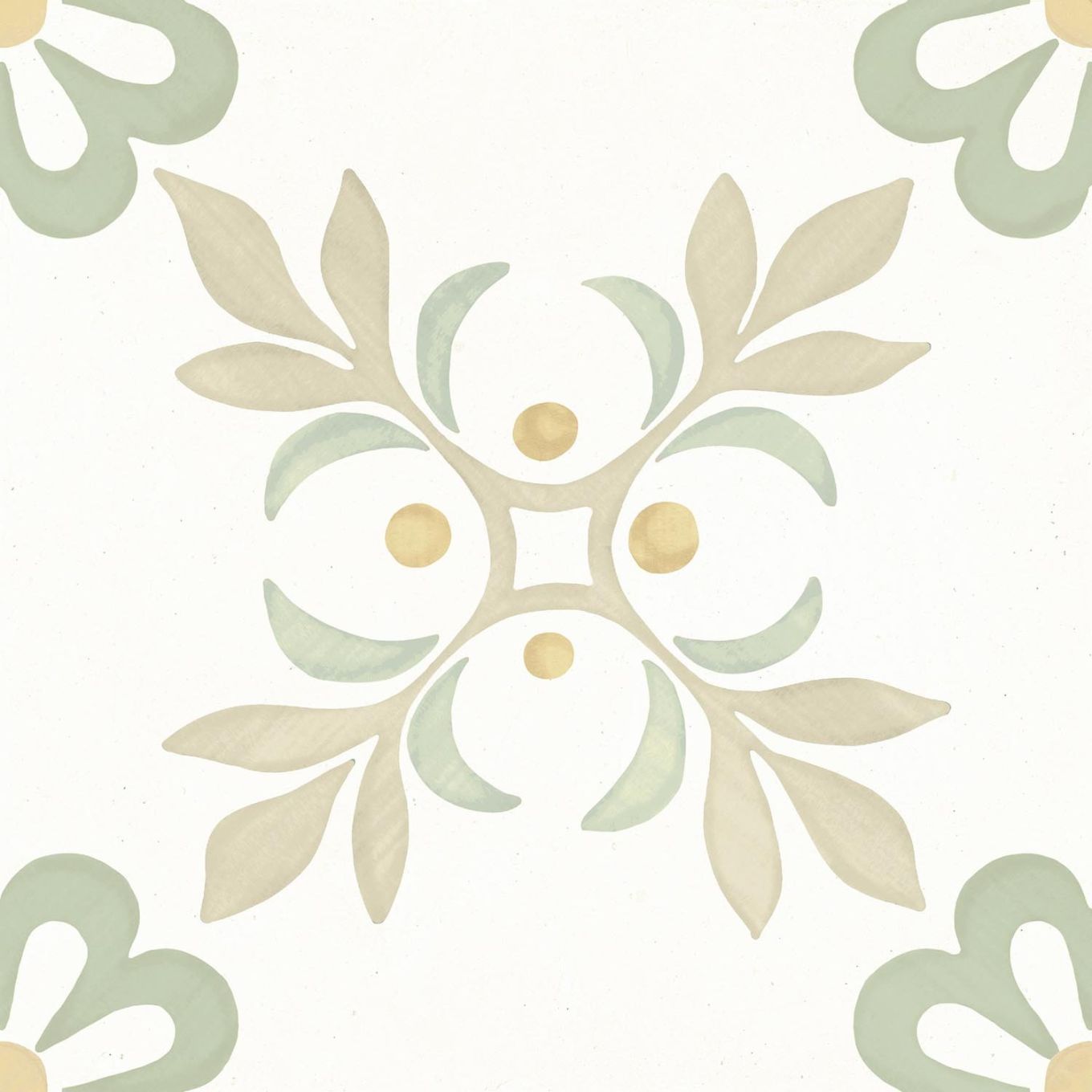 Lira Taupe Garden Matt Porcelain Tile 223x223mm