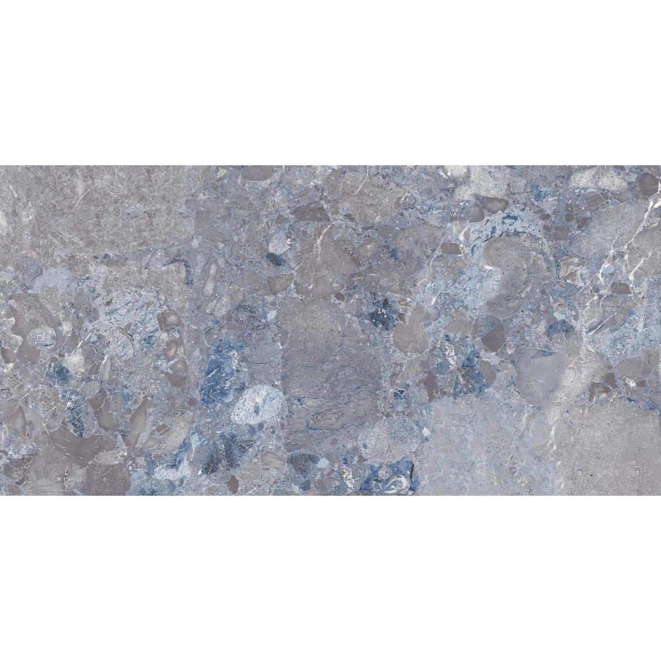 Stevenage Blue Gloss Porcelain Tile 600x1200mm