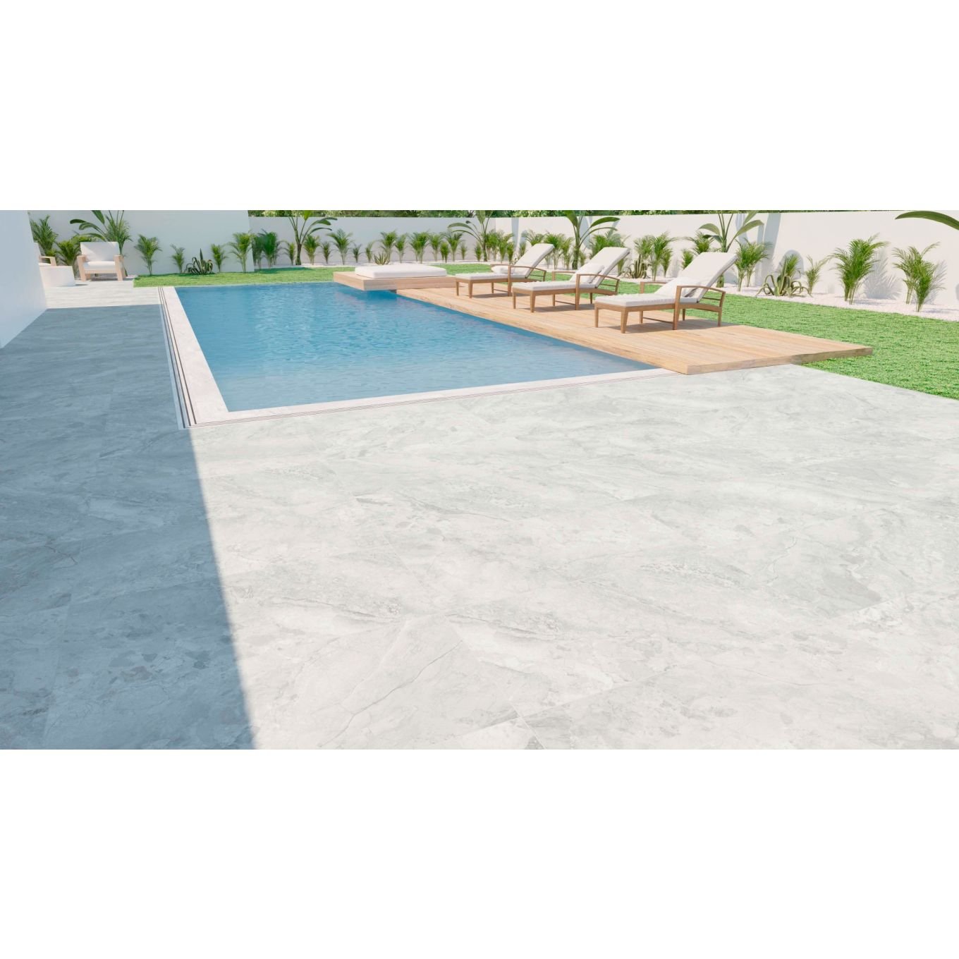 Delilah Cloud Matt Porcelain Tile 600x1200mm