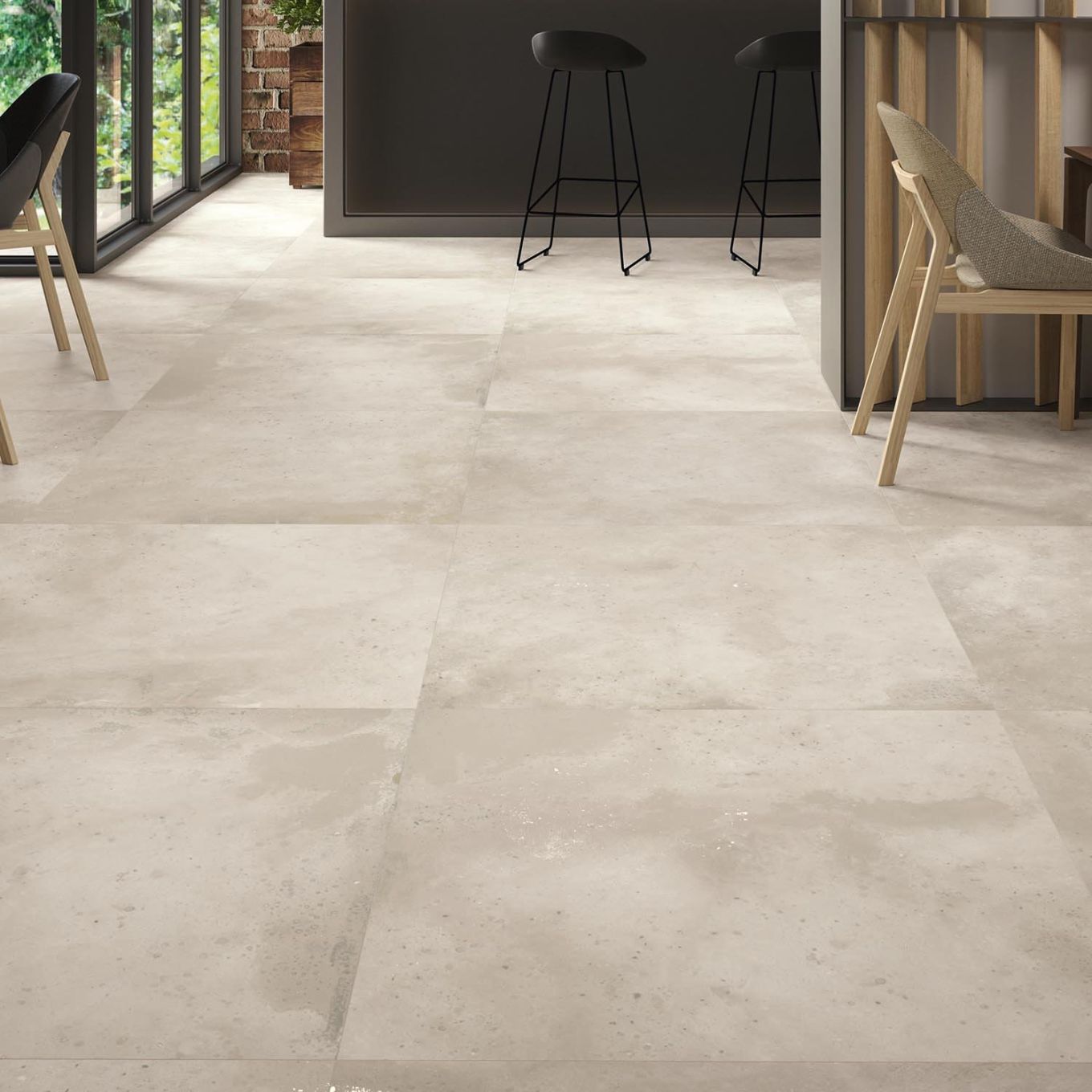 Mirador Taupe Matt Porcelain Stone Tile 1000x1000mm