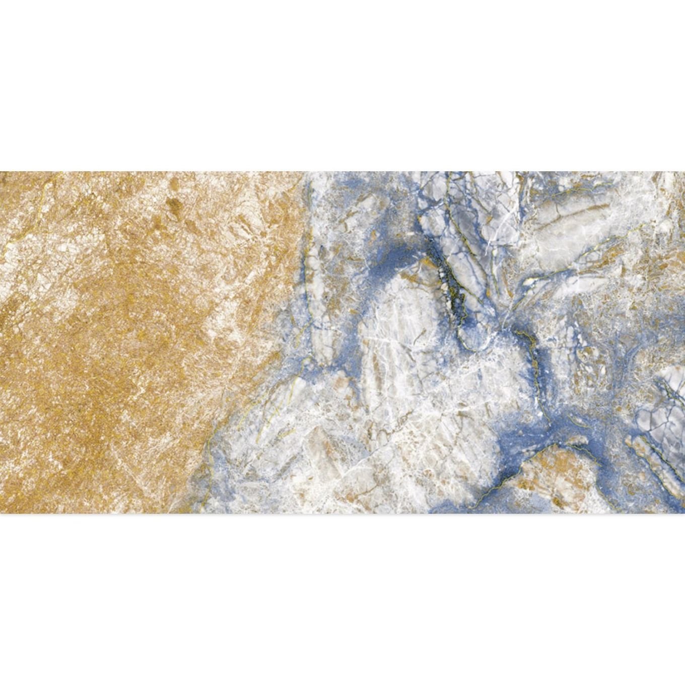 Adonis Blue Marble Polished Porcelain Tile 1200x600mm