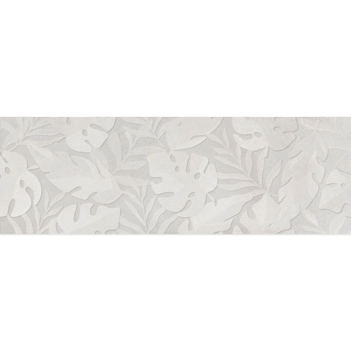 Moreno Blanco Decor Leaf Effect Tile 300x900mm
