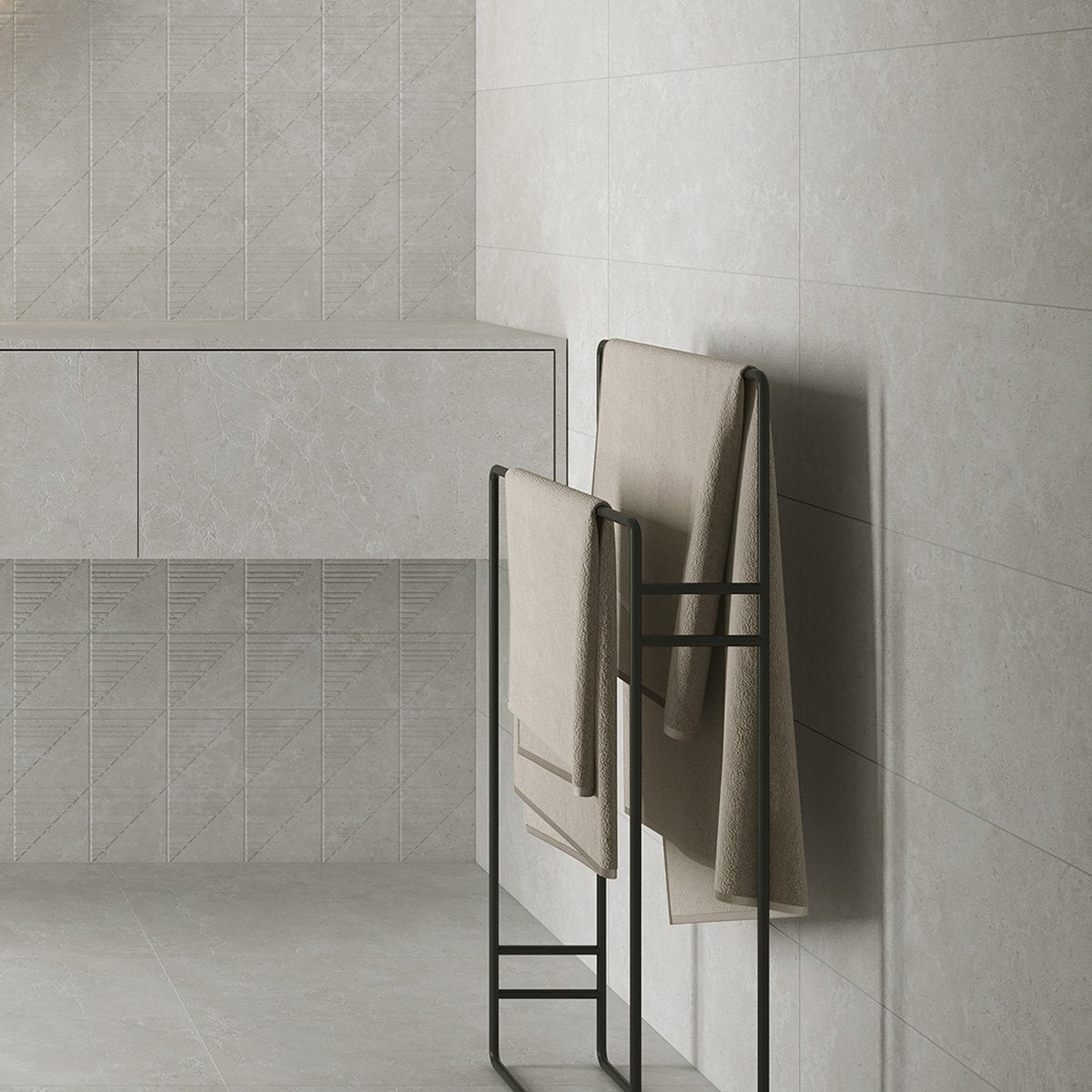 Houston Matt White Ceramic Tile 1200x400mm
