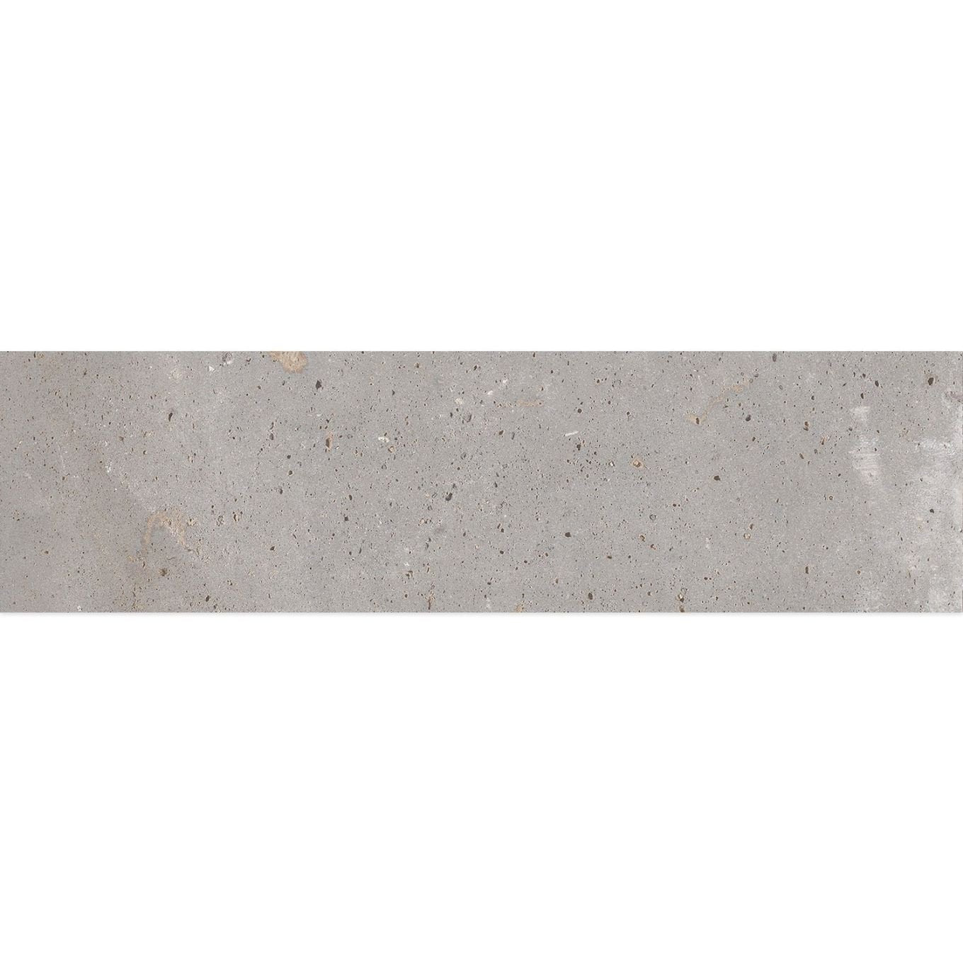 Terraza Grey Terracotta Matt Porcelain Brick Tile 280x70mm