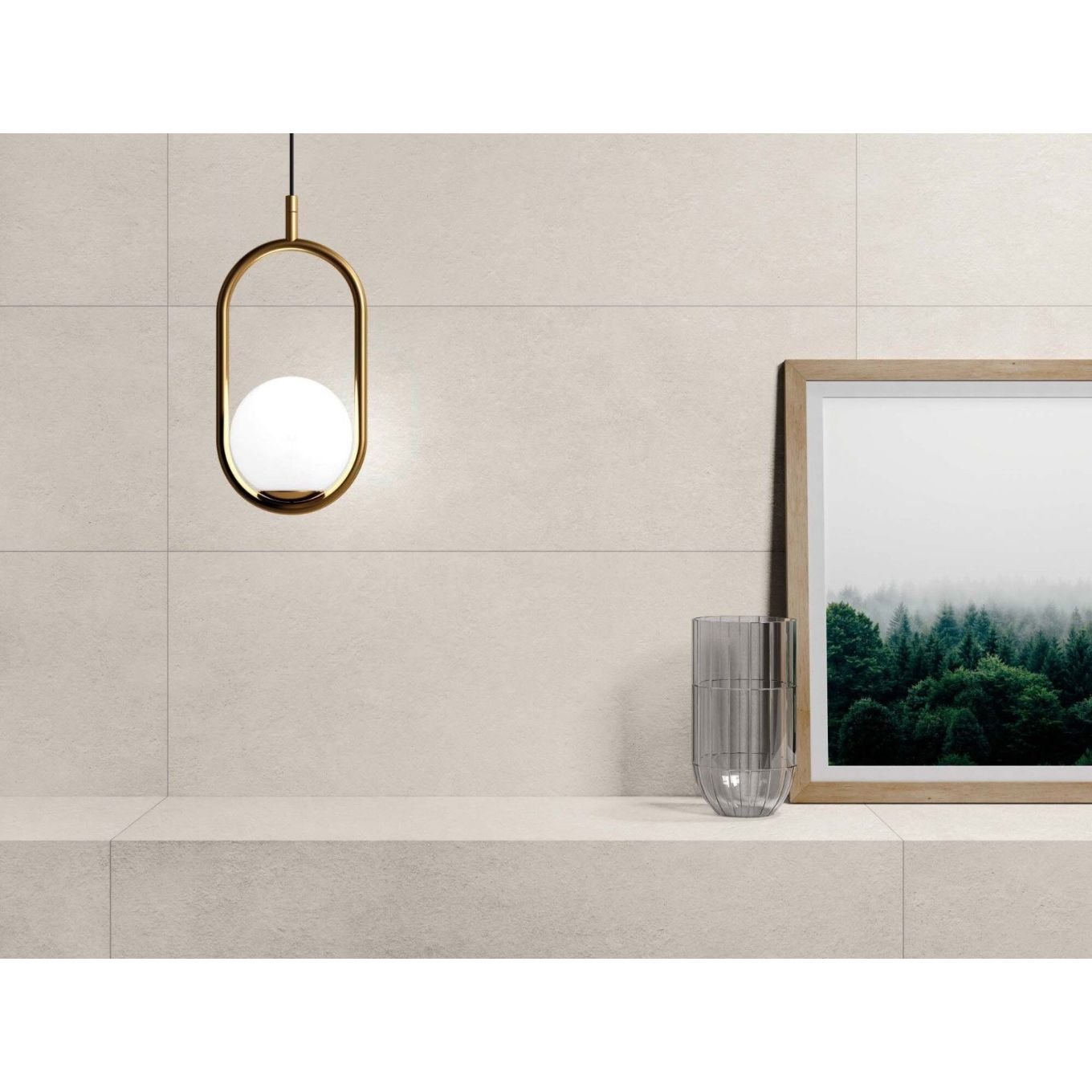 Graffi Beige Matt Ceramic Tile 320x900mm