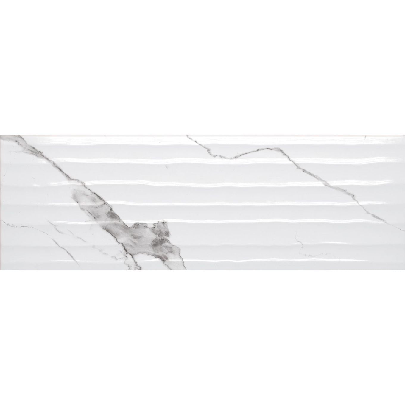 Scalpello Marble Wave Ceramic Gloss Tile 250x750mm