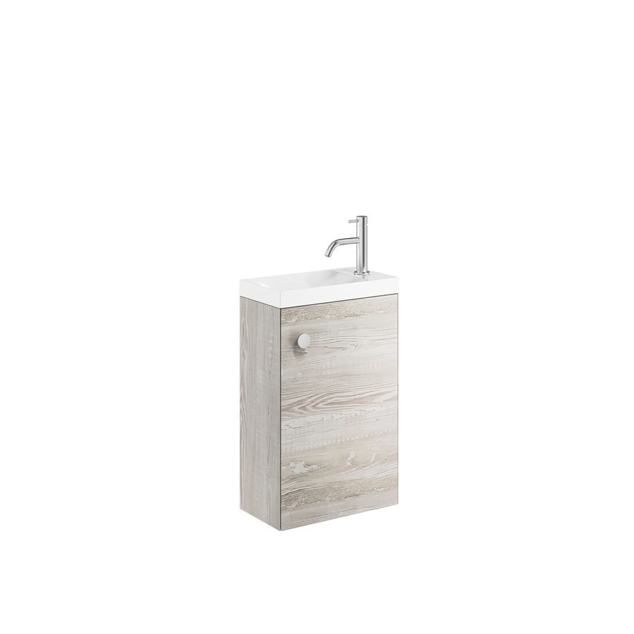 Alo Cloakroom Unit 400 with Stone Resin Basin