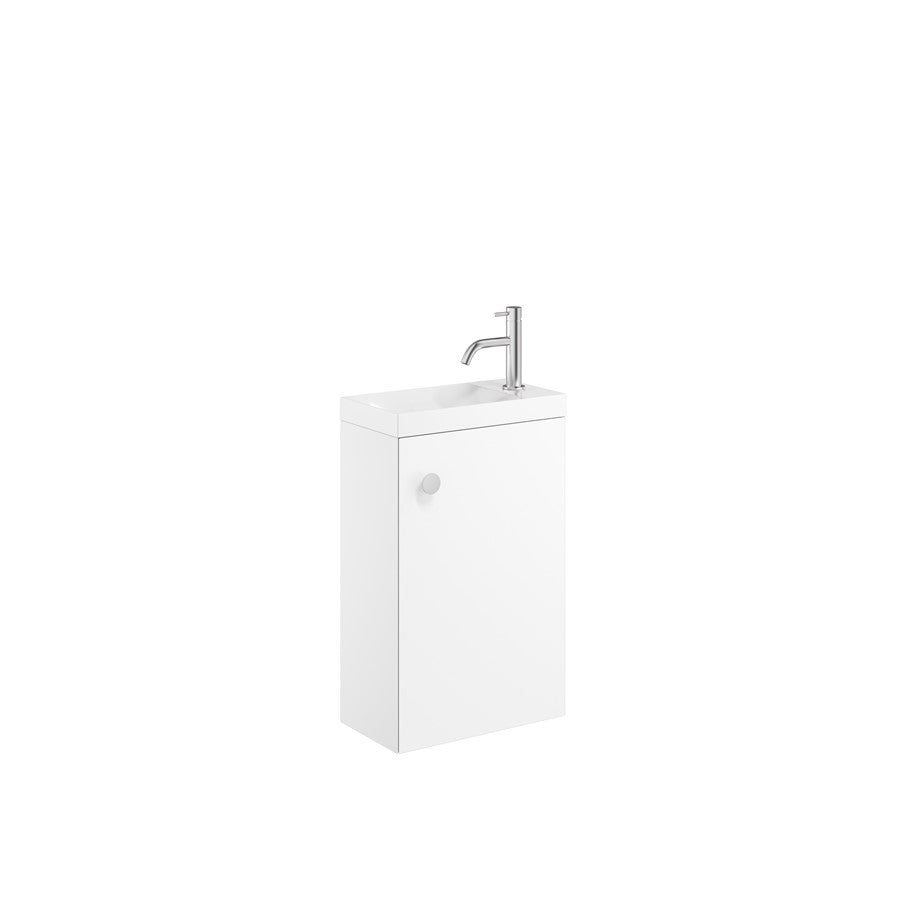 Alo Cloakroom Unit 400 with Stone Resin Basin