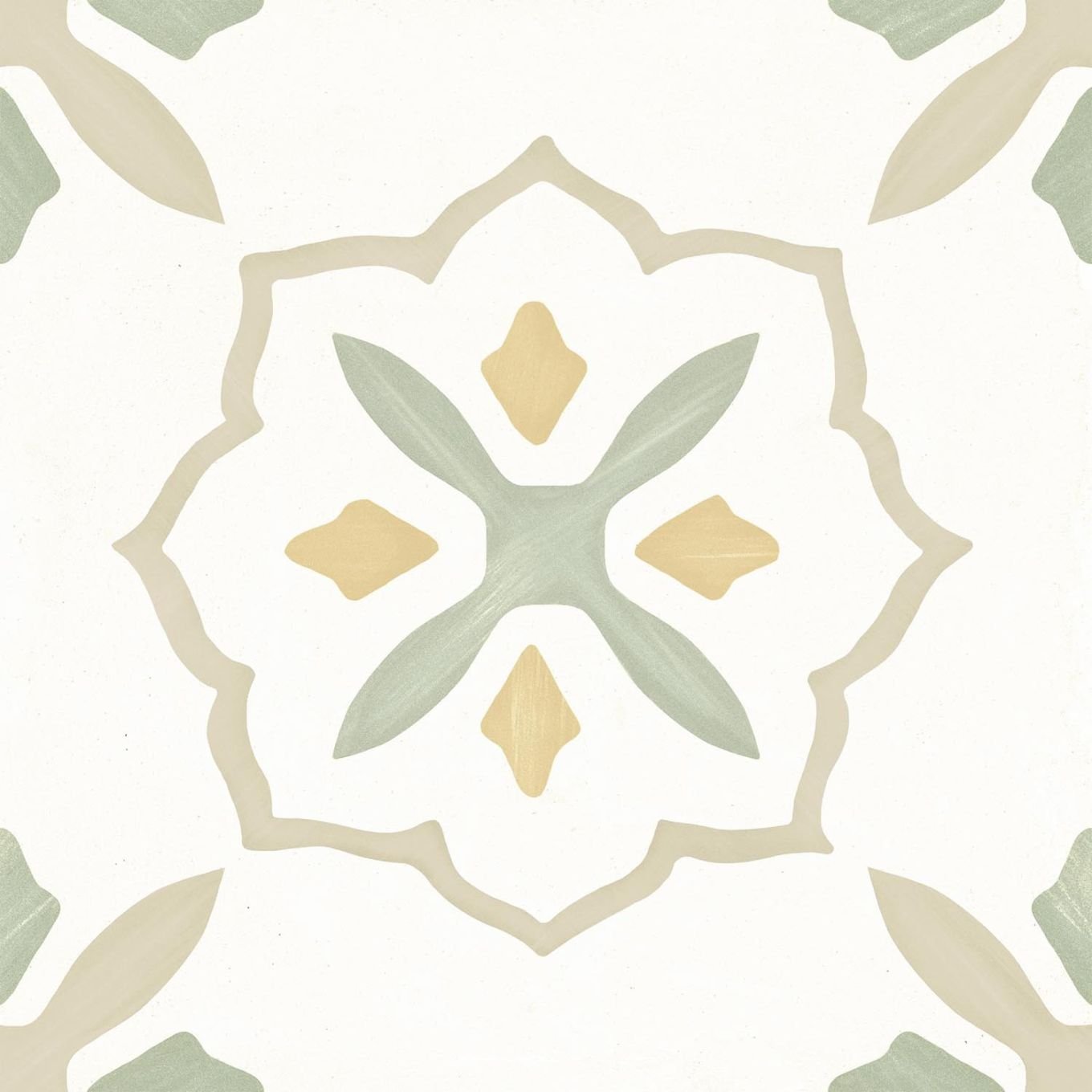 Lira Taupe Cross Matt Porcelain Tile 223x223mm