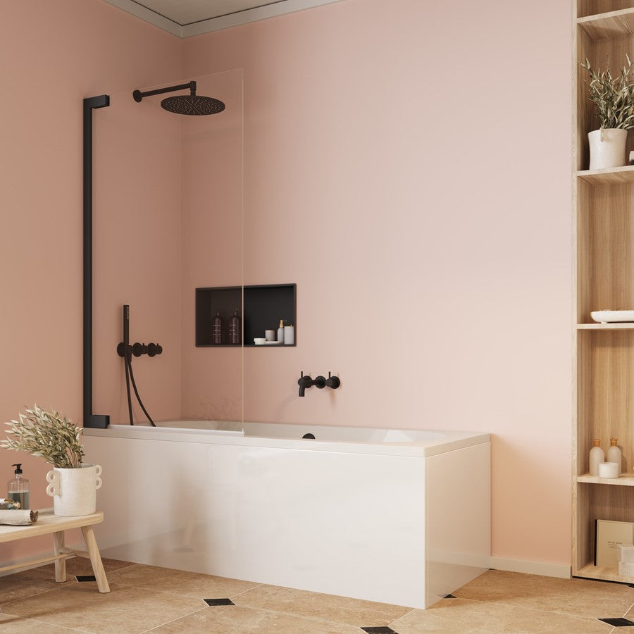 Asura 8mm Hinged Bath Screen