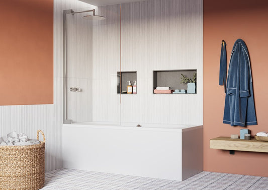 Asura 8mm Hinged Bath Screen