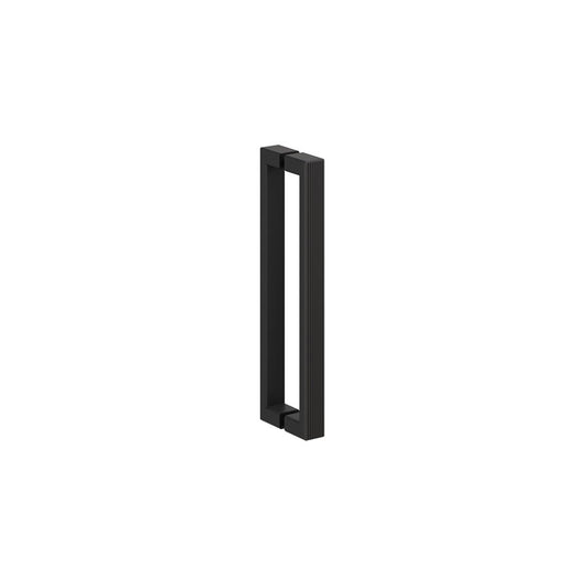 Asura 8mm Hinged Door with Inline - Fluted Matt Black