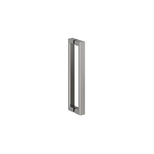 Asura 8mm Hinged Door with Inline - Fluted Polished Stainless