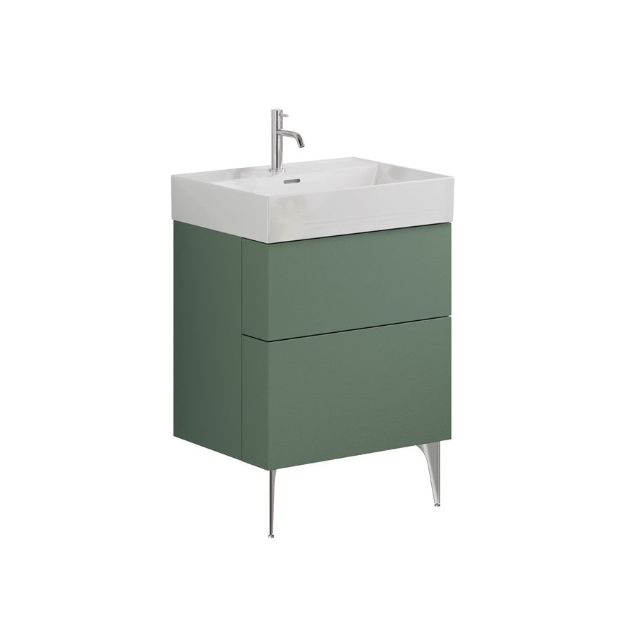 Avenue 600mm Two Drawer Vanity with Ceramic Basin
