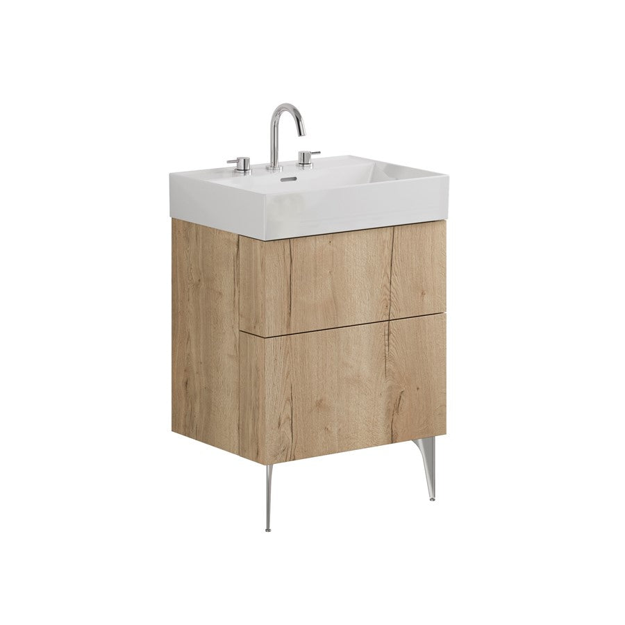 Avenue 600mm Two Drawer Vanity with Ceramic Basin