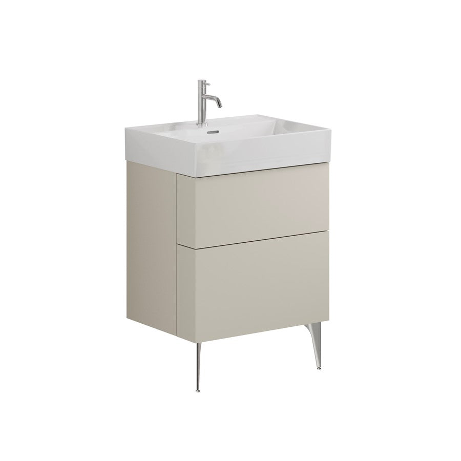 Avenue 600mm Two Drawer Vanity with Ceramic Basin