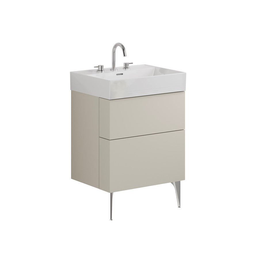 Avenue 600mm Two Drawer Vanity with Ceramic Basin