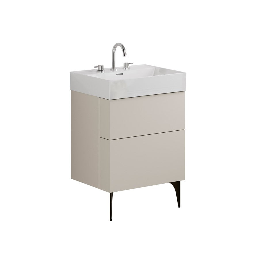 Avenue 600mm Two Drawer Vanity with Ceramic Basin