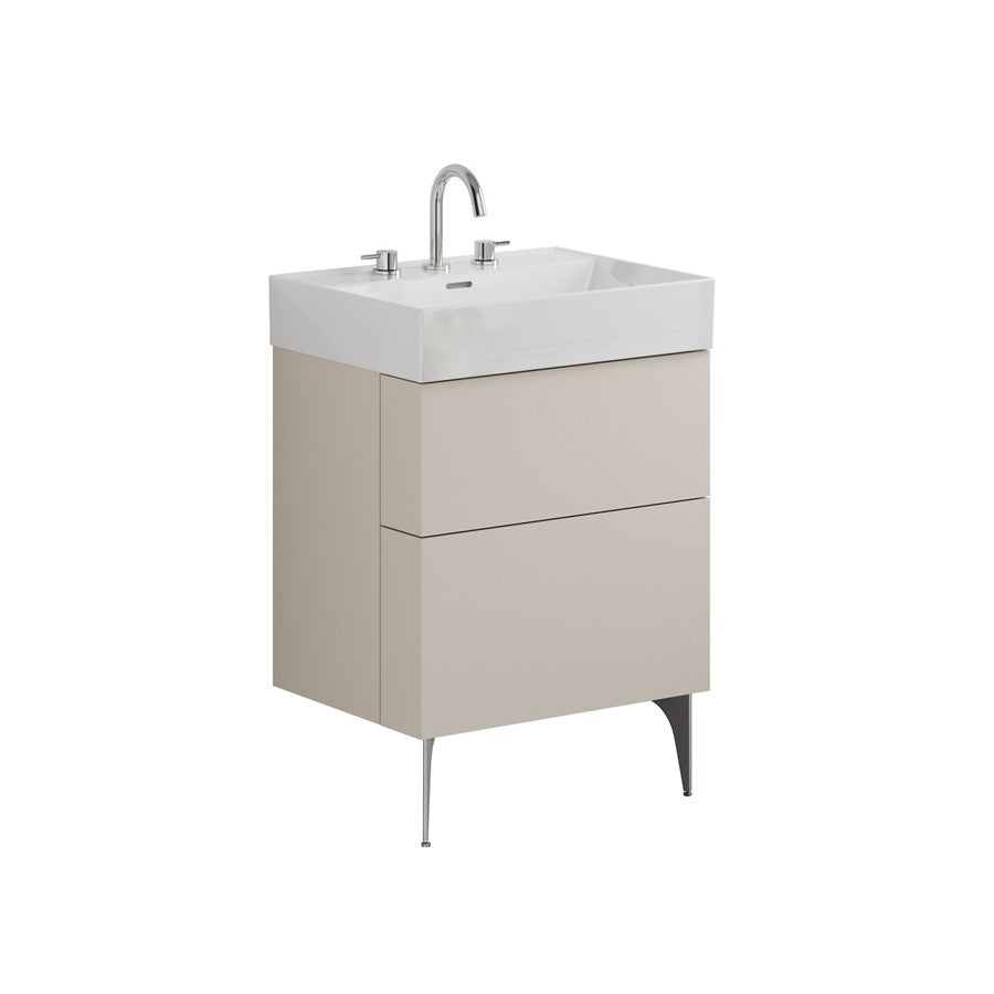 Avenue 600mm Two Drawer Vanity with Ceramic Basin