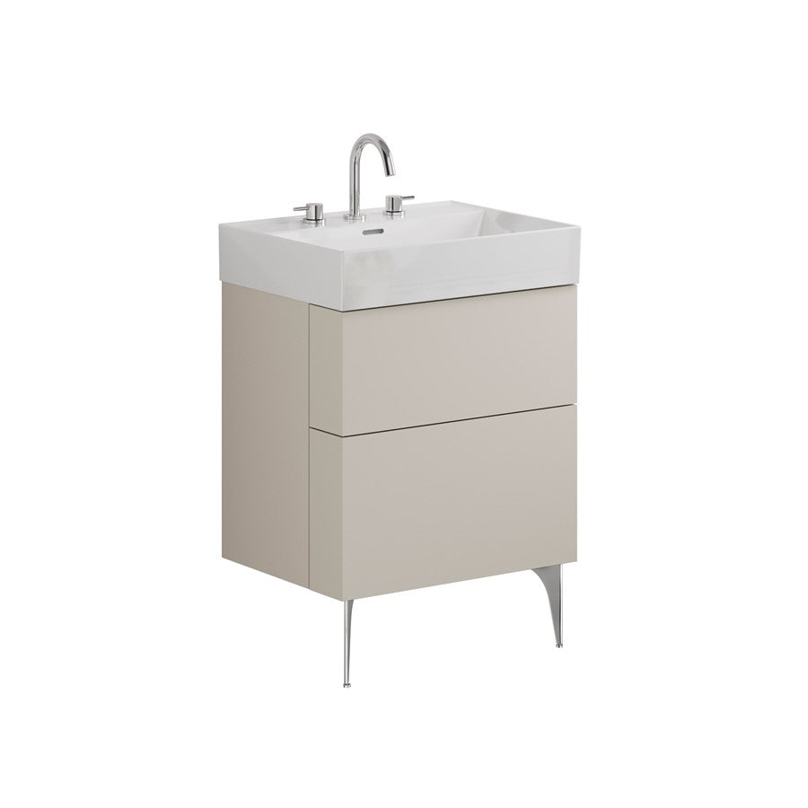 Avenue 600mm Two Drawer Vanity with Ceramic Basin
