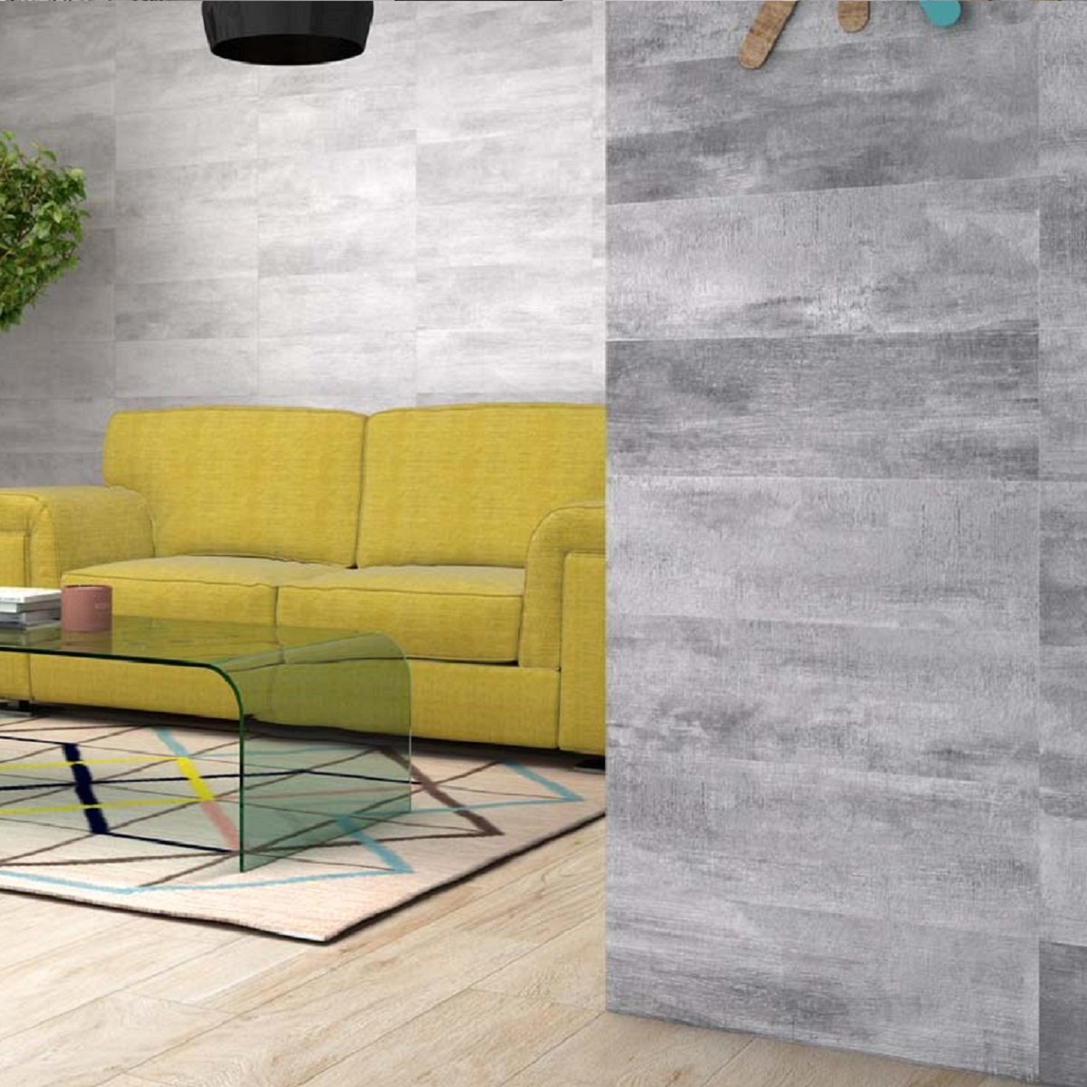 Keywood Gris Ceramic Tile 200x500mm