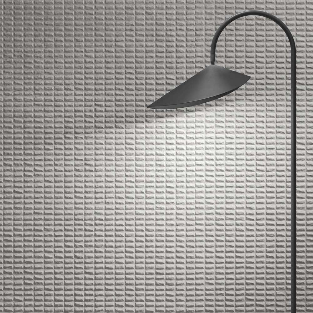 Areo Light Grey Decor Matt Ceramic Tile 320x900mm