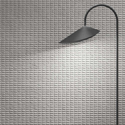 Areo Light Grey Decor Matt Ceramic Tile 320x900mm
