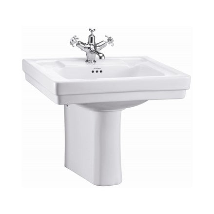 Contemporary Basin & Semi Pedestal