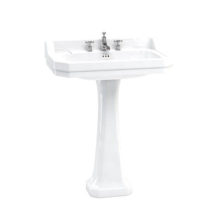 Edwardian 80cm Basin with Classic Pedestal