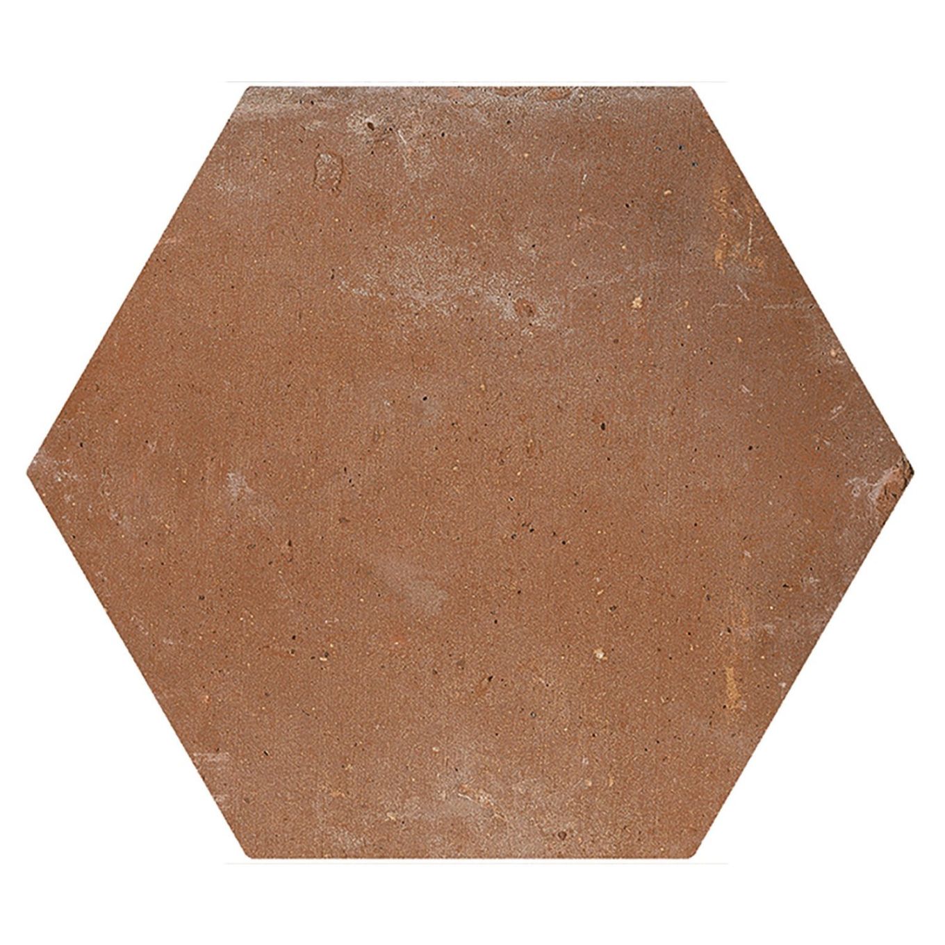 Terraza Red Terracotta Matt Porcelain Hexagon Tile 240x200mm