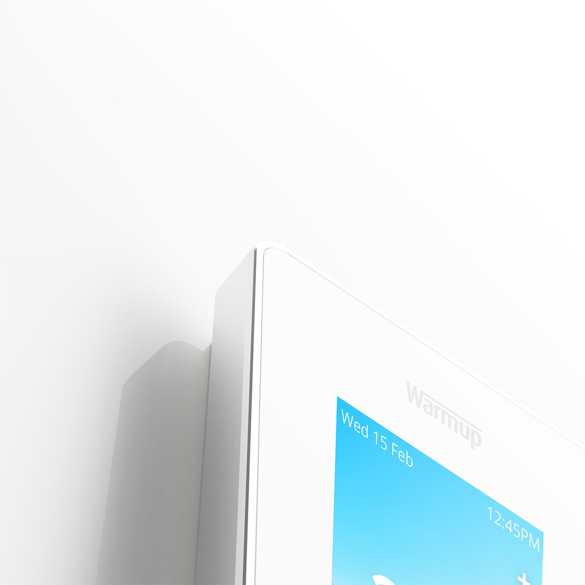 Warmup 6iE Wi-Fi Thermostat Bright Porcelain