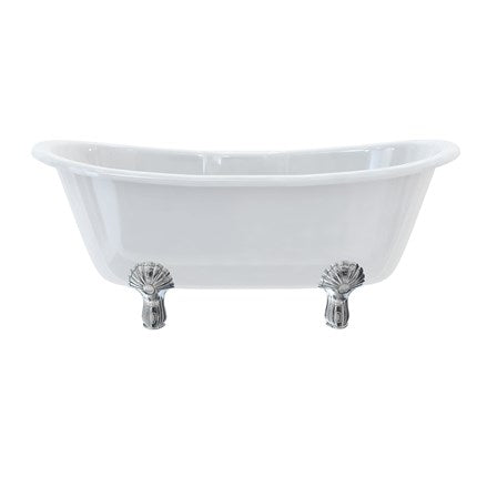 Bateau Double Ended Bath with Standard Feet