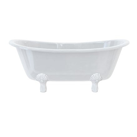 Bateau Double Ended Bath with Standard Feet