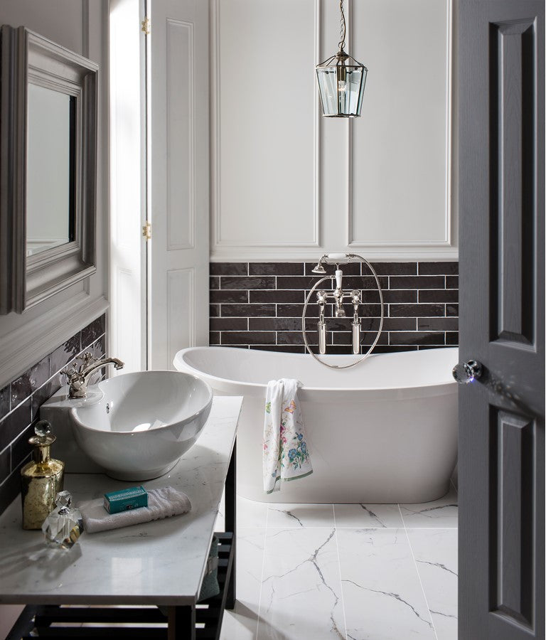 Belgravia Crosshead Bath Shower Mixer with Kit & Legs