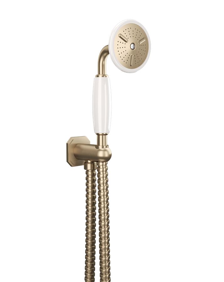 Belgravia Shower Handset, Wall Outlet & Hose