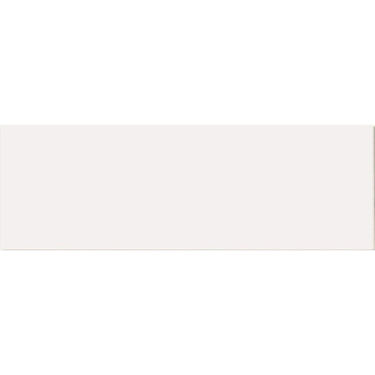 Luso White Matt Ceramic Tile 100x300mm