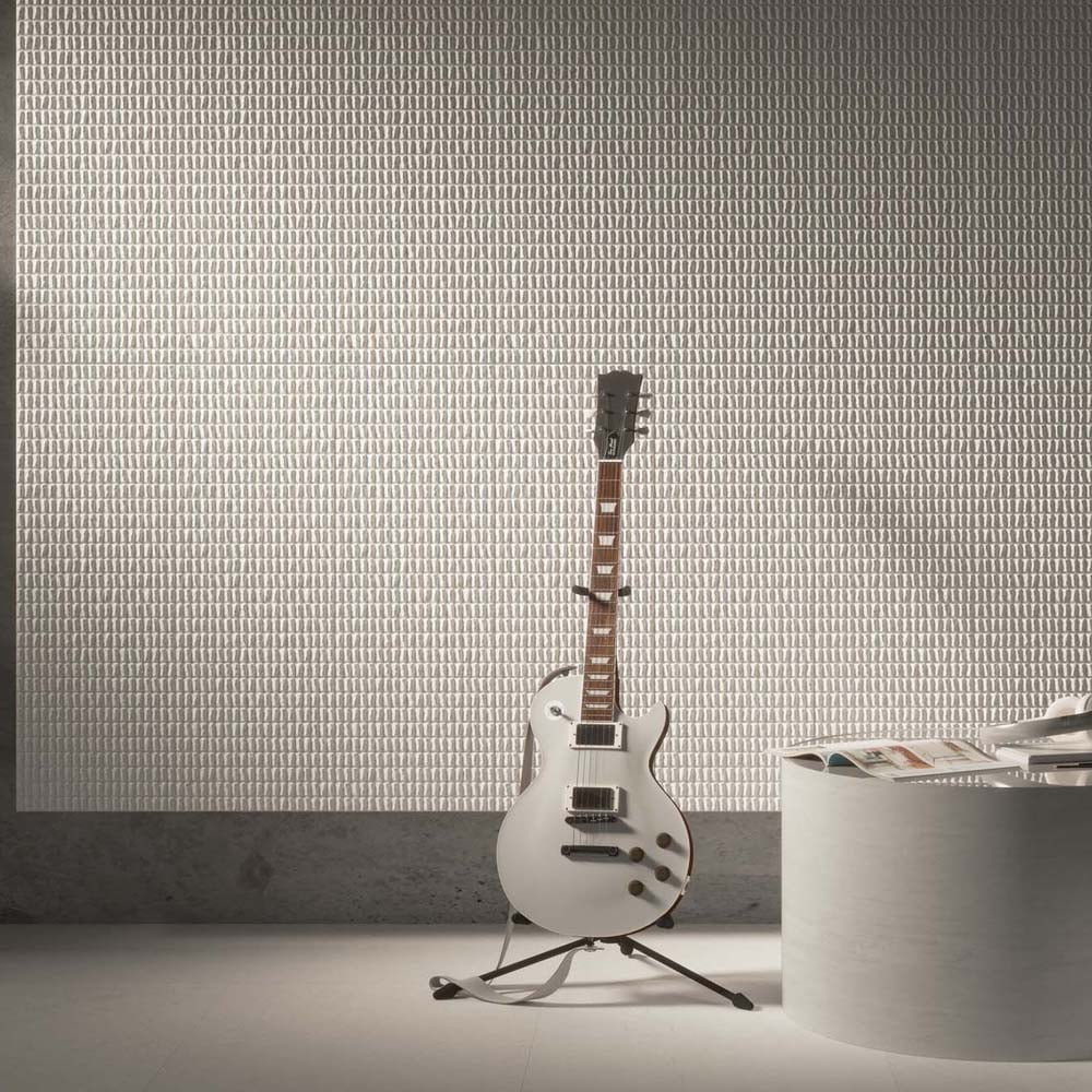 Areo Light Grey Decor Matt Ceramic Tile 320x900mm