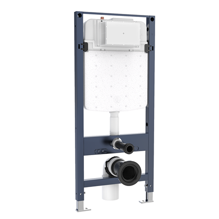 Slim Depth WC Support Frame 1.12M Height (with dual flush concealed cistern & installation kit)
