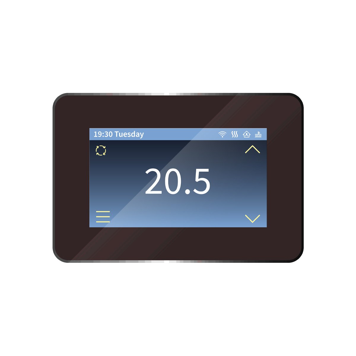 Vista Black Wi-Fi Touchscreen Thermostat