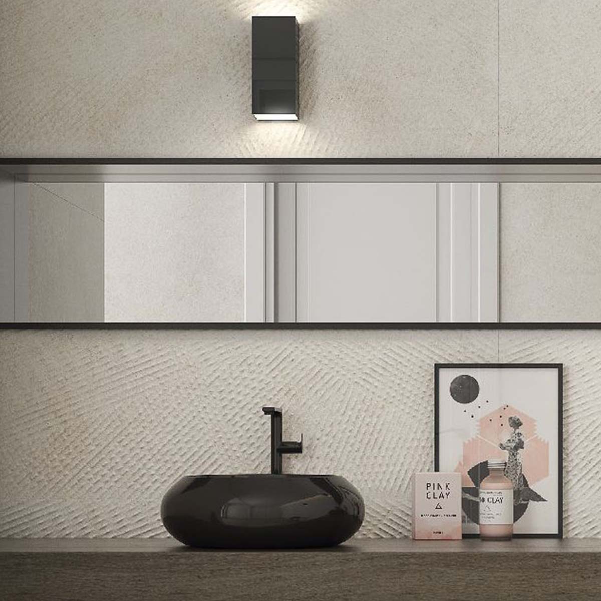 Kenya Axiom Marfil Ceramic Tile 250x750mm