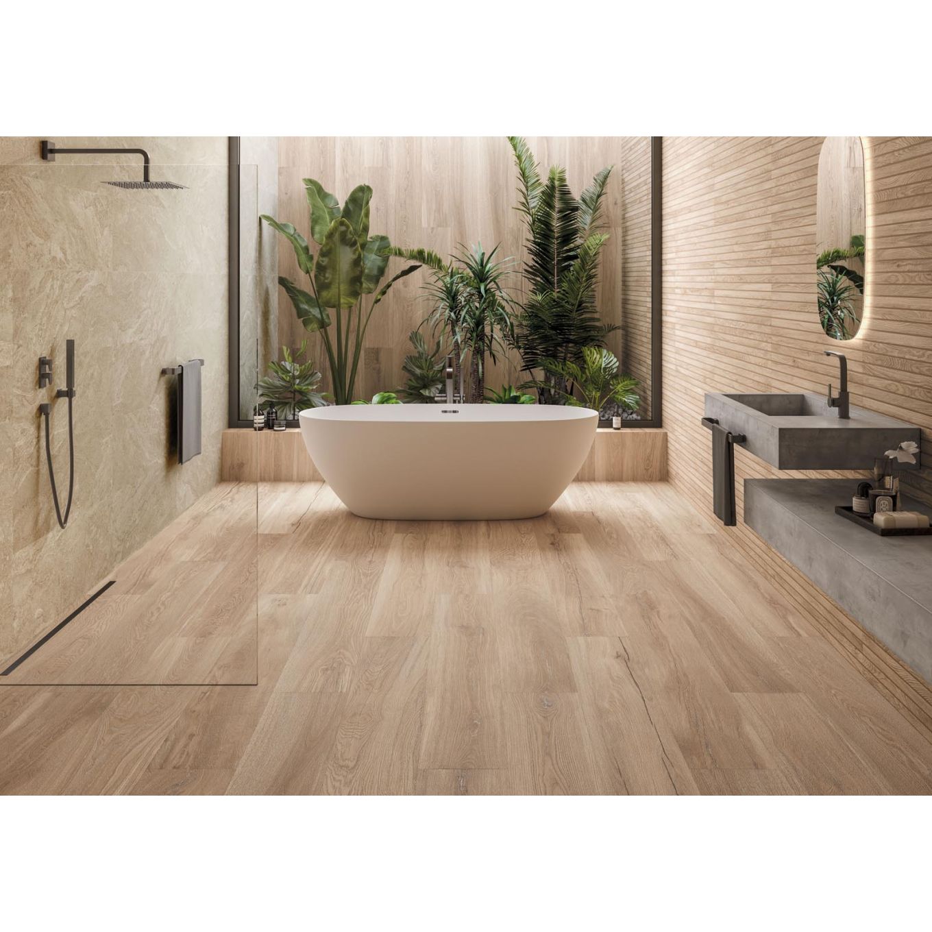 Dune Matt Porcelain 4D Wood Tile 240x1510mm
