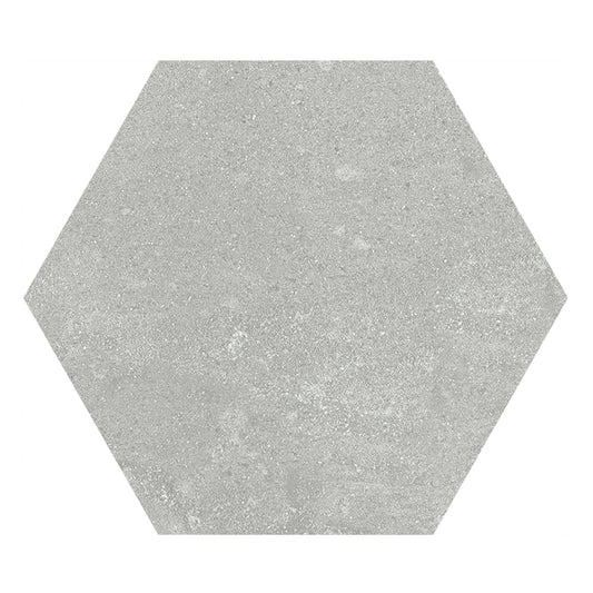 Gandi Concrete Gris Hexagon Matt Porcelain Tile 250x290mm