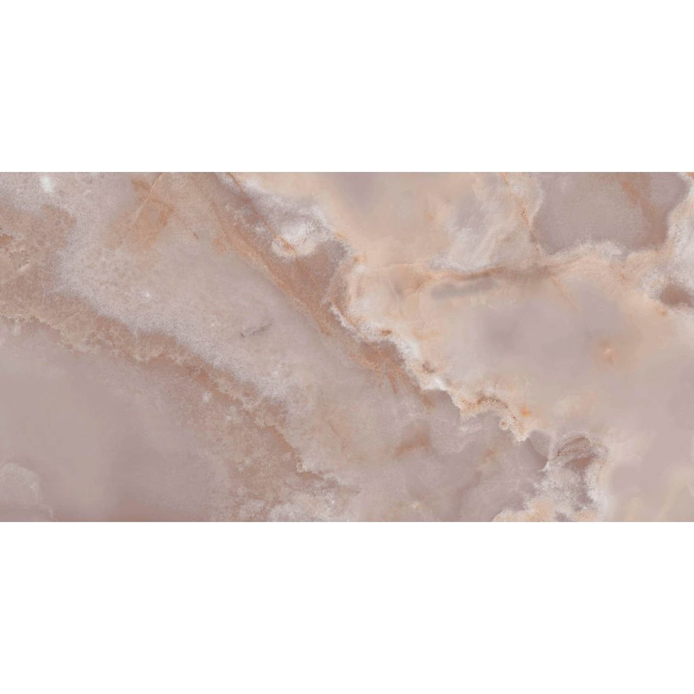 Osaka Coral Super Polished Porcelain Onyx Tile 600x1200mm