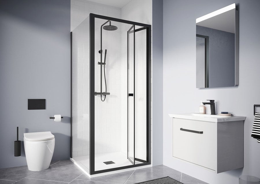 Clear 6 Bi-fold Door & Side Panel