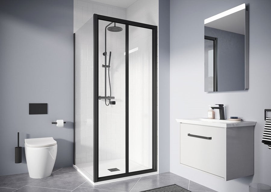 Clear 6 Bi-fold Door & Side Panel